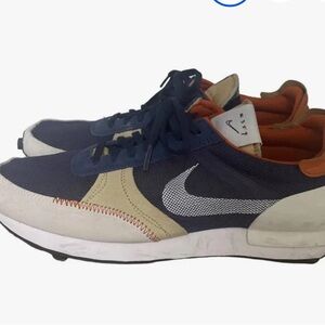 Nike 354 Men's Blue and White/ Cream Sneakers- NWOT